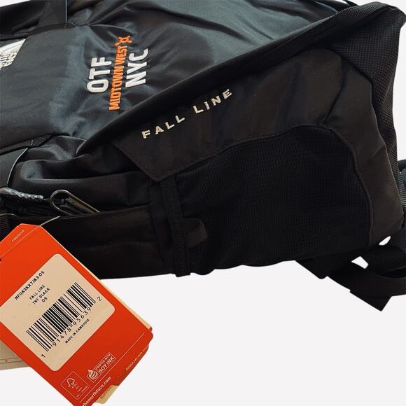 The North Face Black Backpack with Orange Accents - Picture 8 of 15